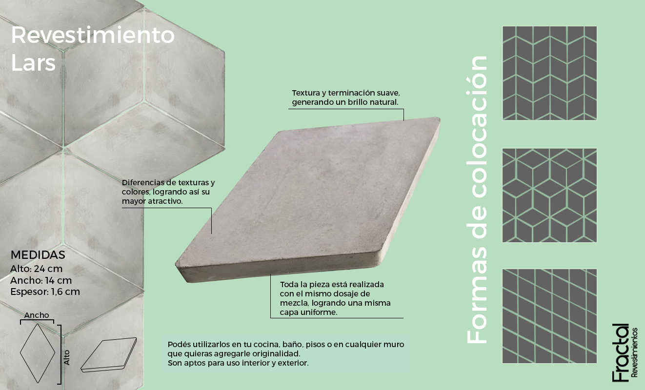 Revestimiento de cemento Lars